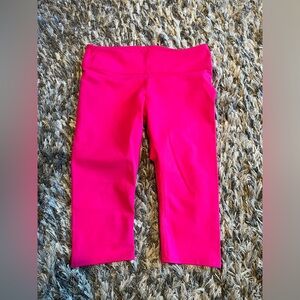 Fabletics, pink, capri style leggings